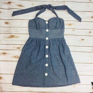 Ruby Fox dress halter sweetheart neckline JR 11